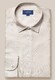 Eton Rich Silk Twill Mother of Pearl Buttons Pointed Collar Overhemd Licht Grijs