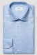 Eton Signature Twill Fine Check Organic Cotton Overhemd Lichtblauw-Blauw