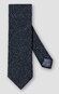 Eton Silk Cotton Blend Uni Fine Texture Tie Navy