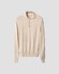 Eton Soft Touch Natural Stretch Fine Knit Cotton Cashmere Trui Beige