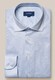 Eton Striped King Knit Wide-Spread Collar Shirt Light Blue