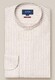 Eton Striped Royal Oxford Band Collar Overhemd Beige