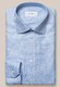 Eton Subtle Checked Rich Texture King Twill Shirt Light Blue