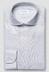 Eton Subtle Faux-Uni Melange Fine Twill Organic Cotton Shirt Light Grey