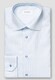 Eton Super Slim Fine Twill Stripe Shirt Light Blue