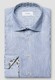 Eton Texture Weave Fine Pattern Lightweight Cotton Tencel Overhemd Donker Blauw