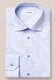 Eton Twill Cutaway Faux Uni Overhemd Lichtblauw-Wit