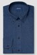 Eton Uni Flanel Button Down Organic Cotton Horn Effect Buttons Overhemd Navy