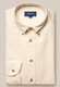 Eton Uni Flanel Button Down Organic Cotton Horn Effect Buttons Overhemd Off White