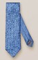 Eton Woven Floral Pattern Silk Tie Blue
