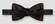 Eton Woven Paisley Silk Self Tied Bow Tie Black