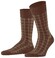 Falke Modern Tailor Check Socks Cinnamon