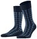 Falke Modern Tailor Check Socks Space Blue