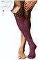 Falke No. 10 Egyptian Karnak Cotton Kniekous Knee-Highs Plum Pie