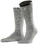 Falke No. 6 Socks Finest Merino and Silk Socks Extra Light Grey Melange