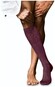 Falke No. 9 Egyptian Karnak Cotton Kniekous Knee-Highs Plum Pie