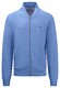 Fynch-Hatton Cardigan College Superfine Cotton Vest Crystal Blue