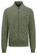 Fynch-Hatton Cardigan Zip Fine Structure Cotton Cardigan Dusty Olive