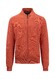 Fynch-Hatton Cardigan Zip Fine Structure Cotton Vest Orient Red