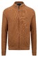 Fynch-Hatton Cardigan Zip Uni Color Structure Cardigan Hazel