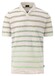 Fynch-Hatton Cotton Linen Stripe Poloshirt Dusty Olive