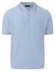 Fynch-Hatton Cotton Linen Uni Subtle Tipping Collar Poloshirt Summer Breeze