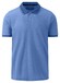 Fynch-Hatton Fine 2-Tone Uni Subtle Contrast Poloshirt Crystal Blue