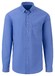 Fynch-Hatton Garment Dyed Poplin Button Down Shirt Crystal Blue