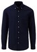 Fynch-Hatton Garment Dyed Poplin Button Down Shirt Navy