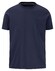 Fynch-Hatton Interlock Uni Color Crew Neck T-Shirt Navy