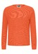 Fynch-Hatton Knit O-Neck Cotton Linen Pullover Tangerine
