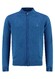 Fynch-Hatton Knitted Cardigan Zip Superfine Cotton Vest Bright Ocean