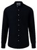 Fynch-Hatton Linen Stand Up Collar Uni Shirt Navy