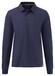 Fynch-Hatton Long Sleeve Rugby Slub Poloshirt Navy