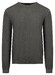 Fynch-Hatton Modern O-Neck Merino Pullover Dark Khaki