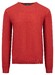 Fynch-Hatton Modern O-Neck Merino Pullover Ruby Red