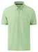 Fynch-Hatton Modern Supima Piqué Fine Contrast Tipping Poloshirt Soft Green