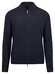 Fynch-Hatton Modern Zip Cardigan Merino Cardigan Navy