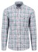 Fynch-Hatton Multi Combi Check Herringbone Overhemd Grasgroen