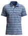 Fynch-Hatton Multi Fine Stripe Pattern 2-Tone Poloshirt Crystal Blue