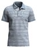 Fynch-Hatton Multi Fine Stripe Pattern 2-Tone Poloshirt Summer Breeze
