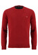 Fynch-Hatton O-Neck Elbow Patches Pullover Winter Red