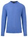 Fynch-Hatton O-Neck Fine Knit Pullover Crystal Blue