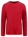 Fynch-Hatton O-Neck Longsleeve Cotton T-Shirt Poppy Red