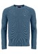Fynch-Hatton O-Neck Structure Knit Pullover Dolphin