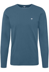Fynch-Hatton O-Neck T-Shirt Long Sleeve T-Shirt Dolphin