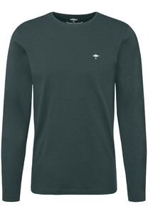 Fynch-Hatton O-Neck T-Shirt Long Sleeve T-Shirt Forest