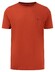 Fynch-Hatton O-Neck Uni Color Cotton T-Shirt Roest