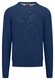 Fynch-Hatton O-Neck Uni Color Fine Texture Pullover Night