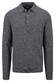 Fynch-Hatton Polo Collar Merino Cashmere Pullover Steel